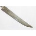 Antique Dagger Knife Old Damascus Sakela Steel Hand Engraved Blade Handle C872